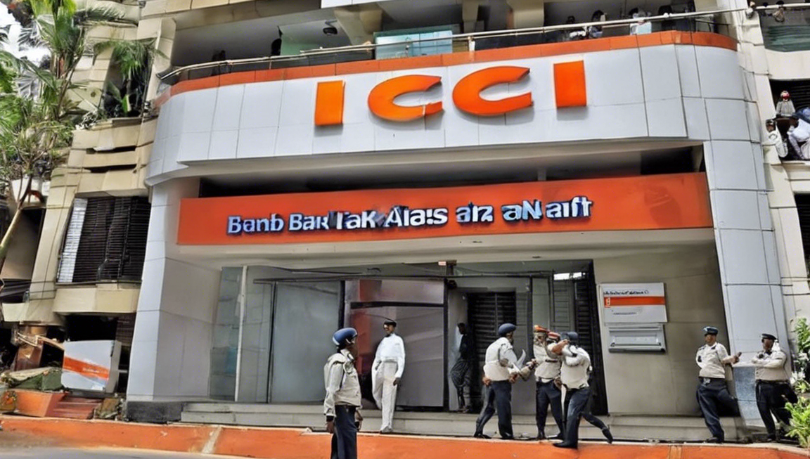 Issues surrounding ICICI Bank bomb threat